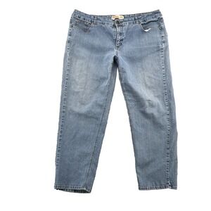 JMS Jeans Womens 22W Plus 40x29* Straight Stretch Denim Y2k 90s Classic Academia